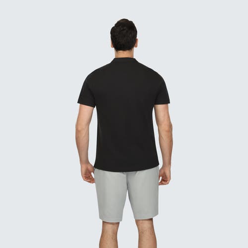 Vustra Short Sleeve Henley In Black