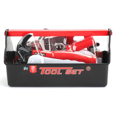 Tool Set 20 Piece Toy Kit Construction Tool Box