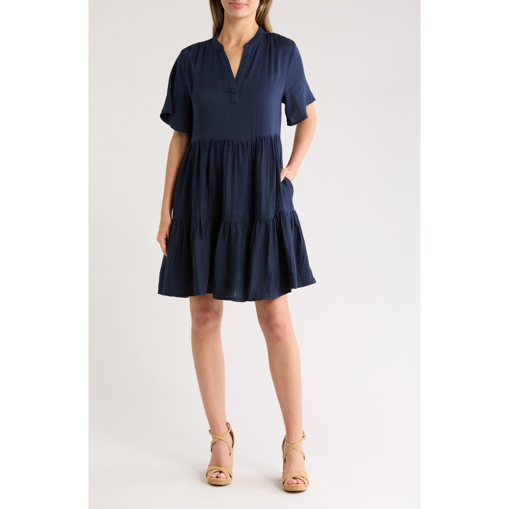 CASLON CASLON® EASY TIERED MINIDRESS