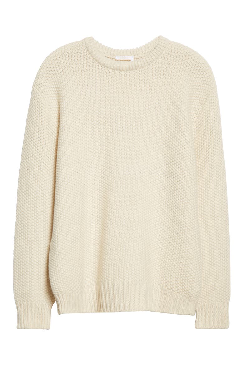 Cashmere Sweater, Alternate, color, WHITE POWDER