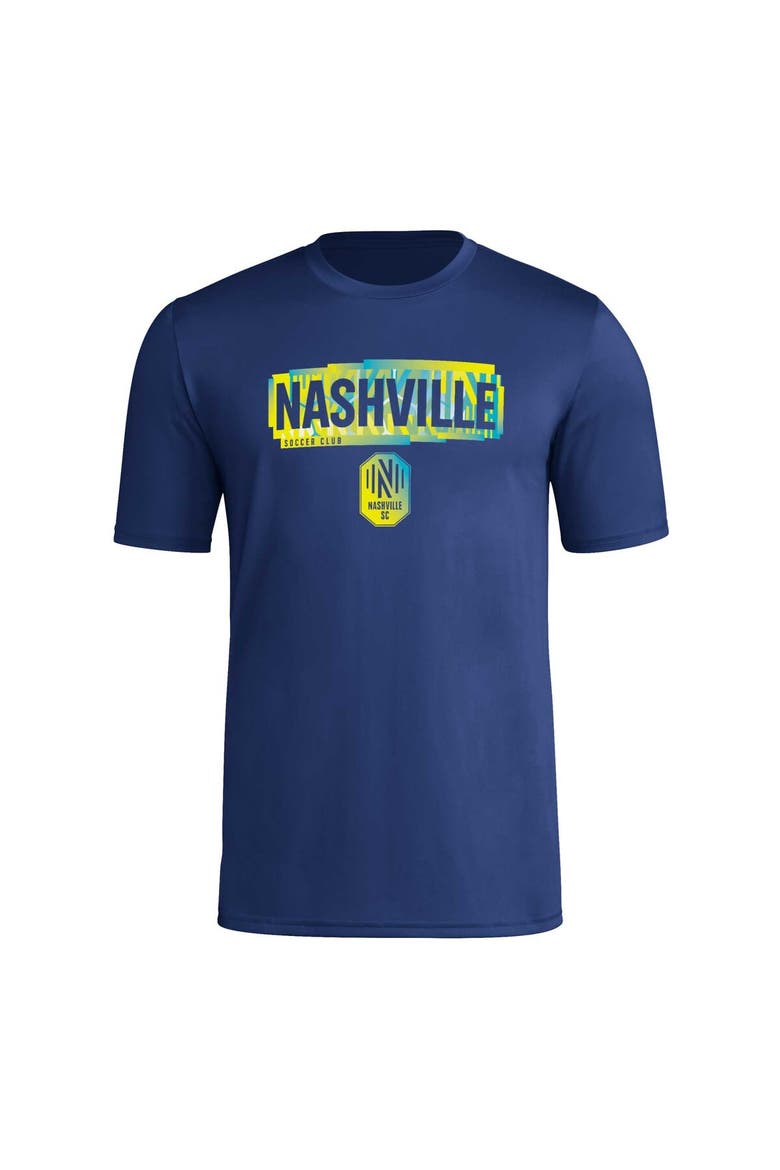 Men's adidas Navy Nashville SC Local Pop AEROREADY T-Shirt, Alternate, color, Navy