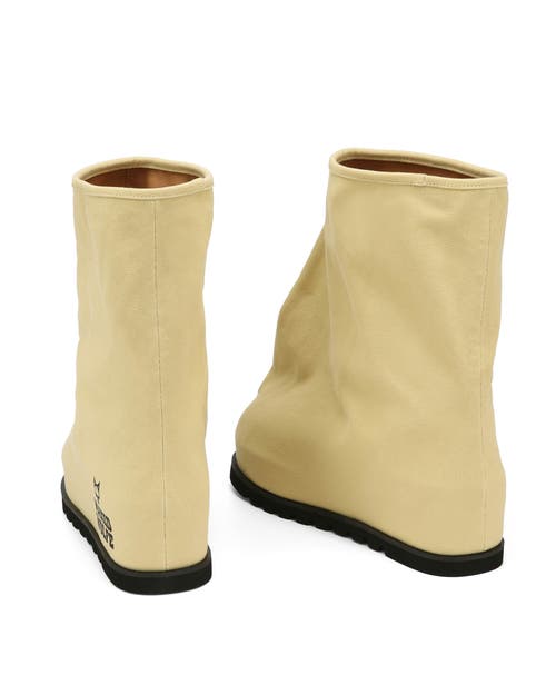Naked Wolfe The Bag Boot Military Canvas In Nude