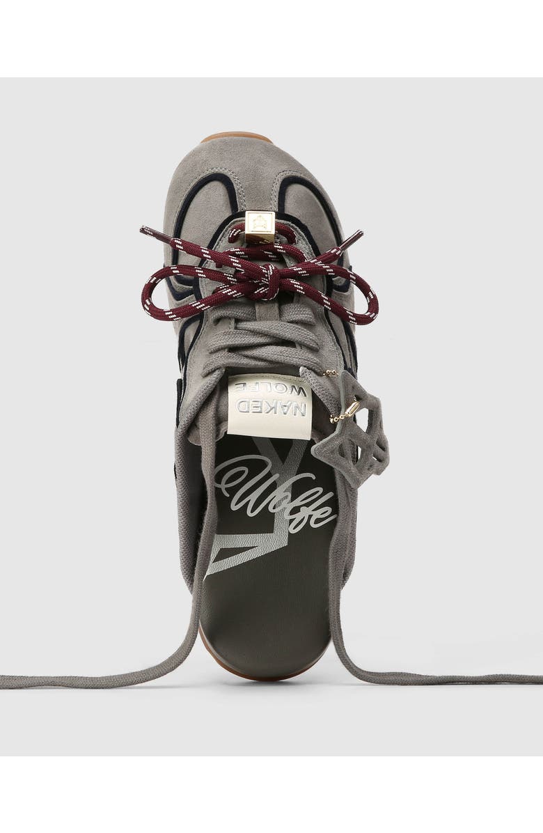 Naked Wolfe Admire Off White Suede, Alternate, color, Grey