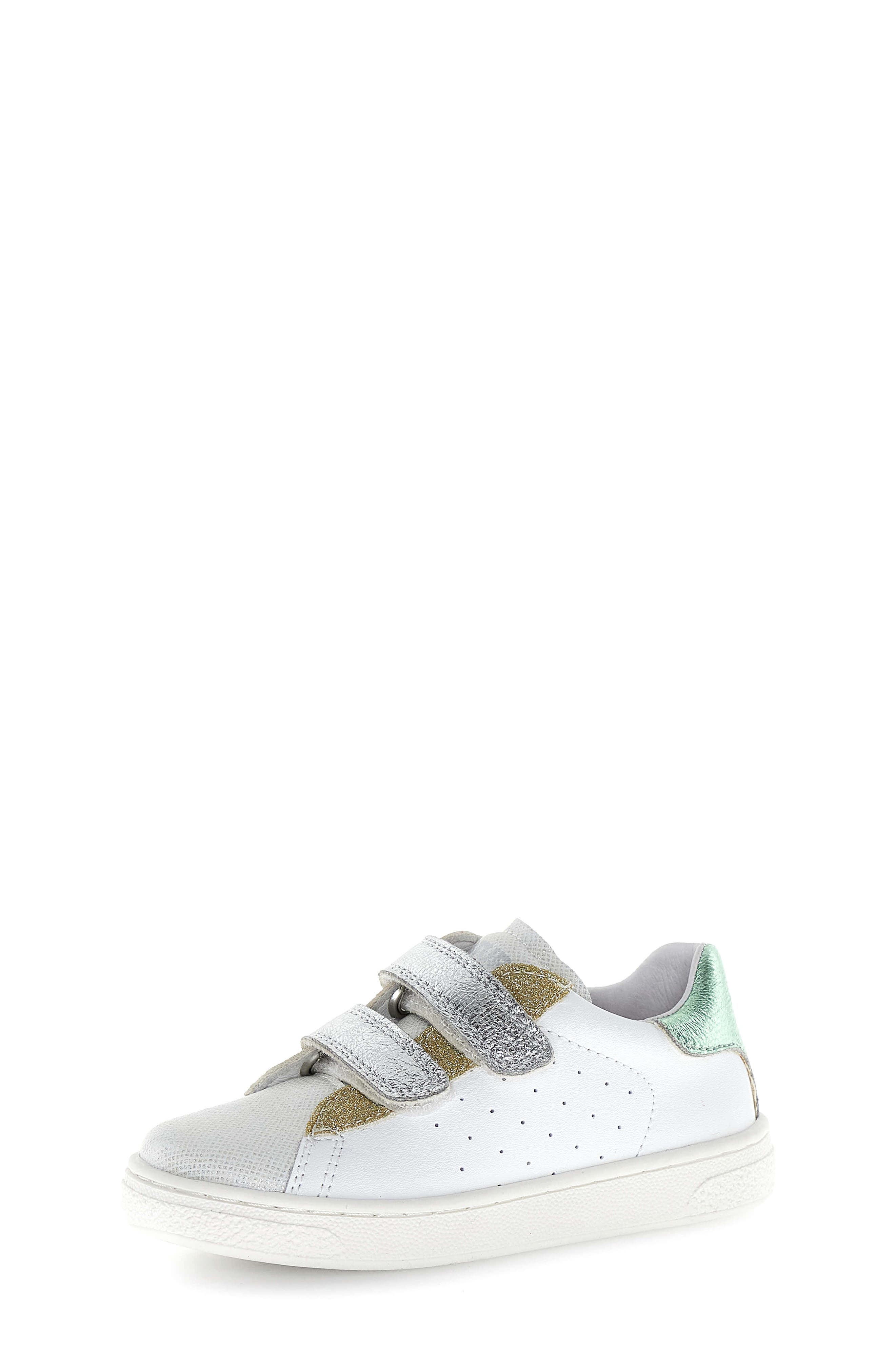 Naturino Hasselt Sneaker, Main, color, White/Silver