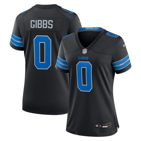 Women's Nike Jahmyr Gibbs Black Detroit Lions 2nd Alternate Game Player Jersey