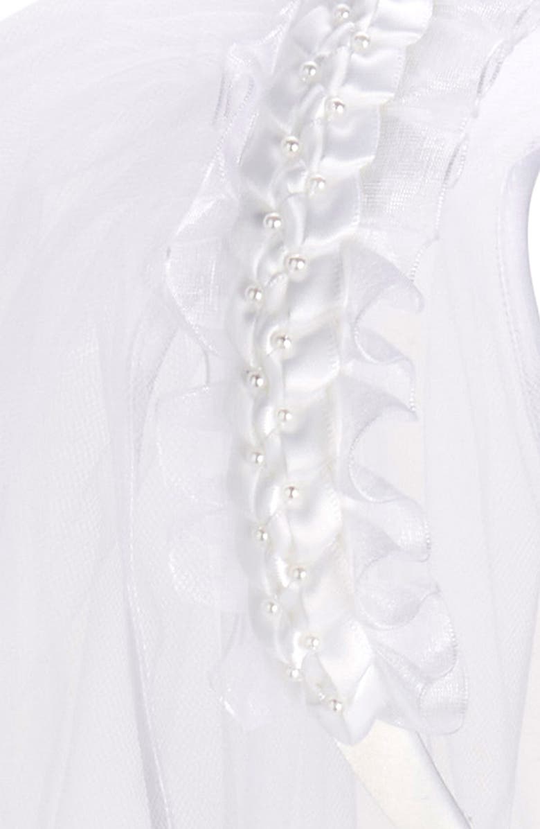 BLUSH by Us Angels First Communion Tulle Headband Veil, Alternate, color,