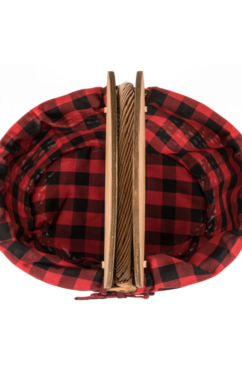 Picnic Time Country Picnic Basket, Alternate, color, Red