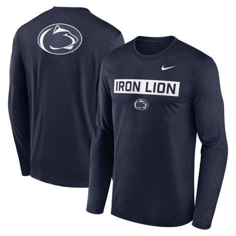 Men's Nike Navy Penn State Nittany Lions Primetime Campus 2-Hit Legend Dri-FIT Long Sleeve T-Shirt