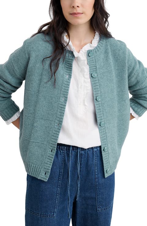 Coweth Merino Wool Blend Cardigan