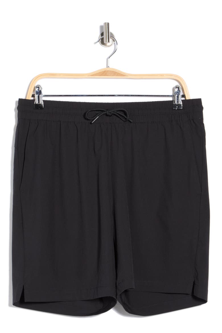 Momentum 7-Inch Training Shorts, Alternate, color, BLACK