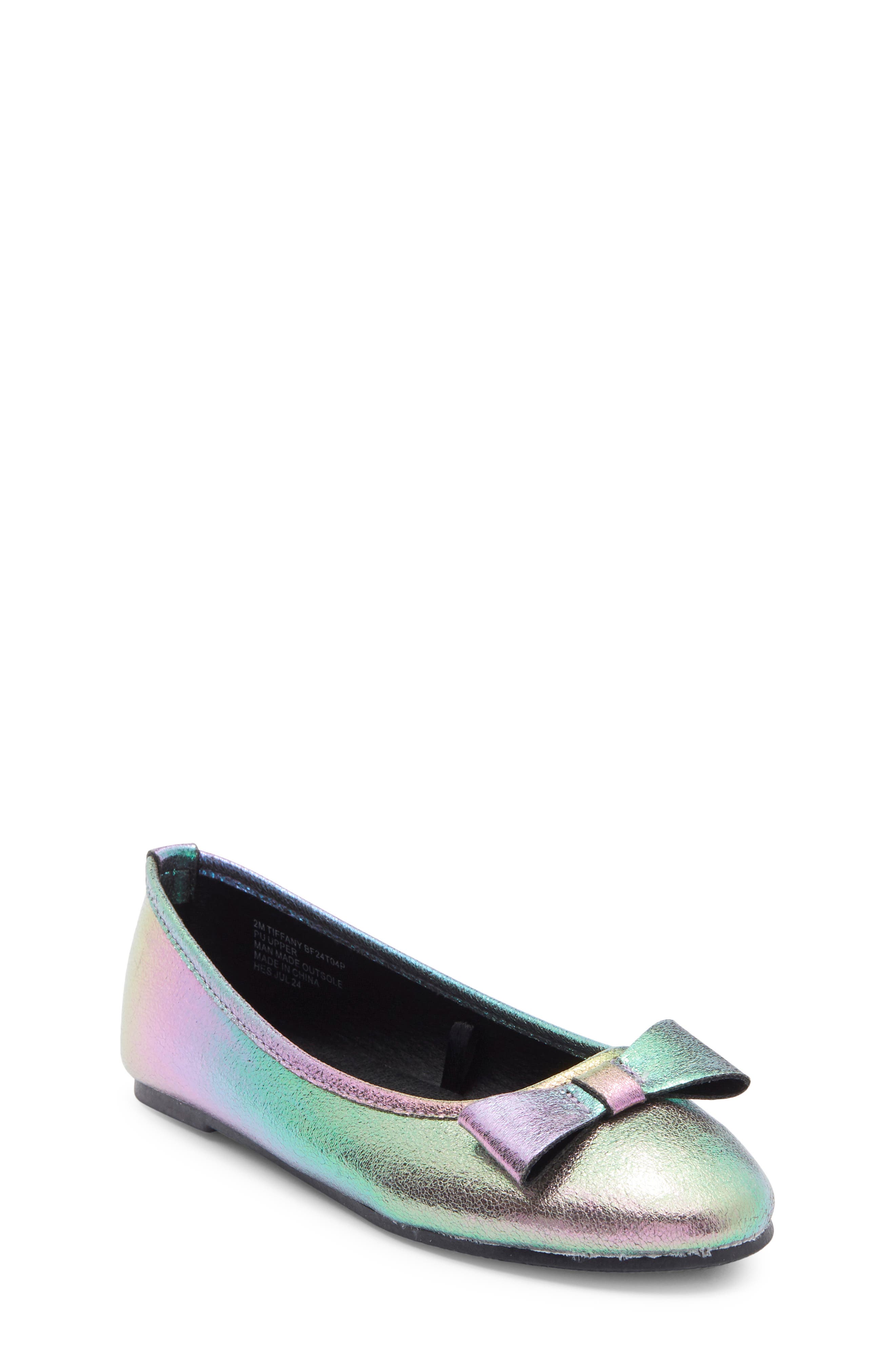 BCBG Girls Kids' Tiffany Iridescent Ballet Flat