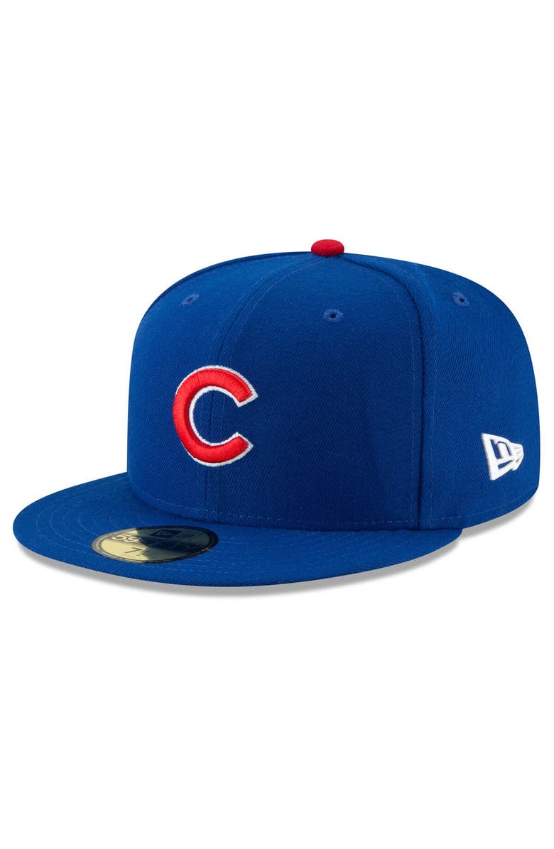New Era Men's New Era  Royal Chicago Cubs 2025 MLB Postseason Side Patch 59FIFTY Fitted Hat, Alternate, color, 