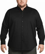 Regent Row Men’s Big and Tall Commuter Shirt, Long Sleeve Button Down, Tailored Fit, Spread Collar, Performance Fabric, Stylish & Casual Breathable Shirt