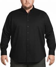 Regent Row Men’s Big and Tall Commuter Shirt, Long Sleeve Button Down, Tailored Fit, Spread Collar, Performance Fabric, Stylish & Casual Breathable Shirt
