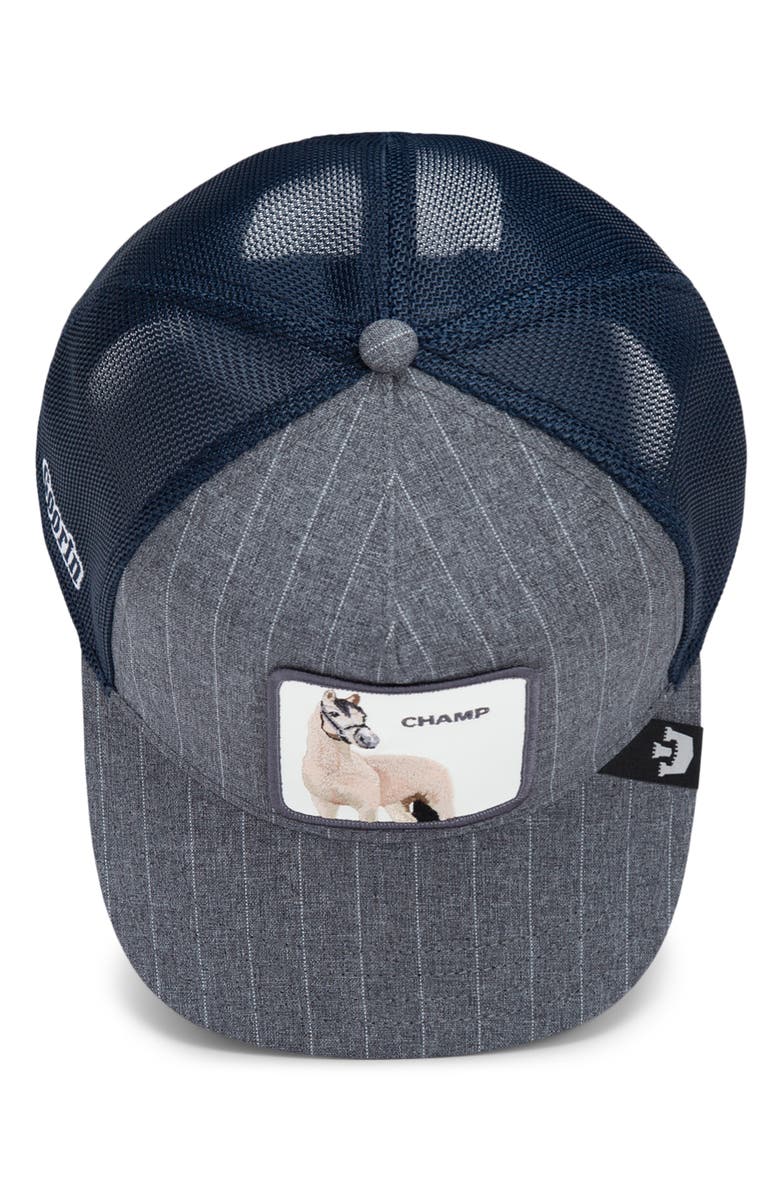 Goorin Bros. Suited Champ Snapback Trucker Hat, Alternate, color, Navy
