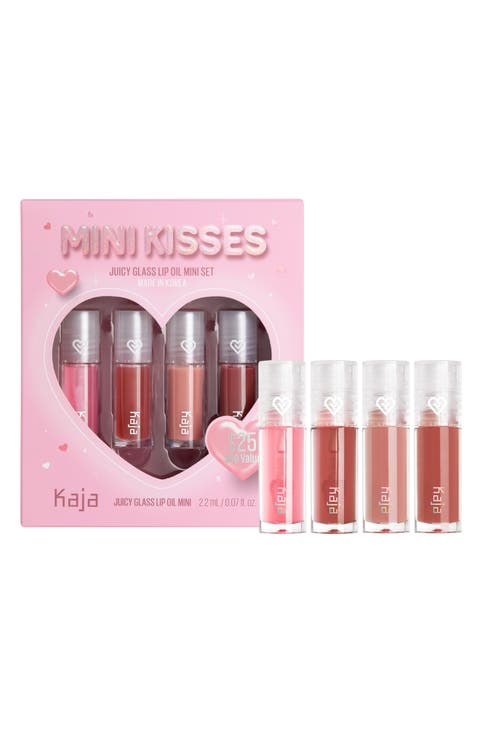 Mini Kises Juicy Glass Lip Oil Set $39 Value
