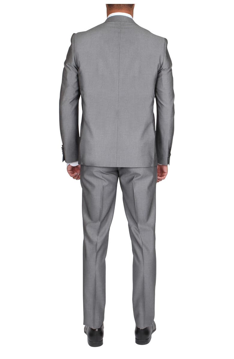 SOUL OF LONDON Solid Two Button Notch Lapel Slim Fit Suit, Alternate, color, 