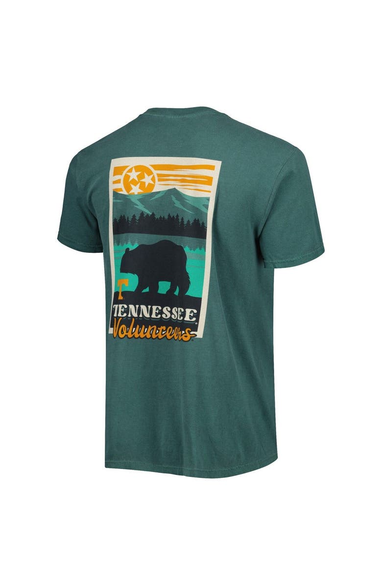 IMAGE ONE Men's Green Tennessee Volunteers Hyperlocal T-Shirt, Alternate, color,