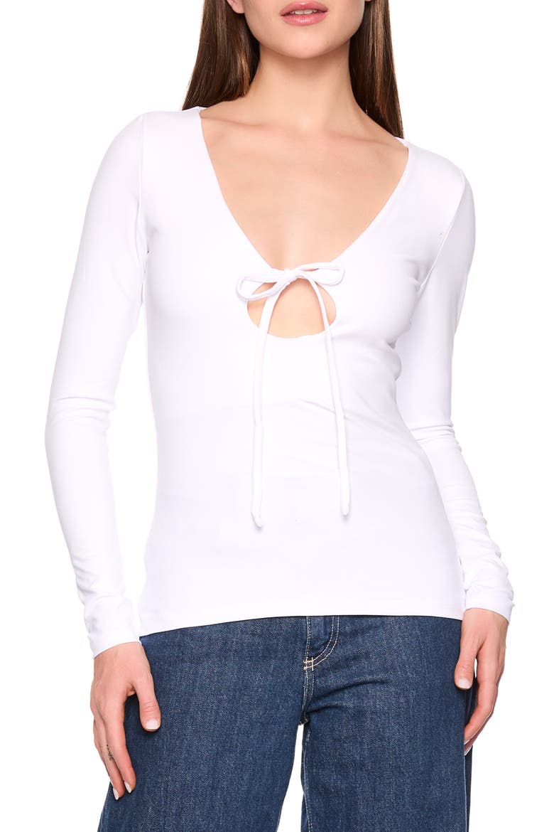 Tie Circle Top, Main, color, SUGAR