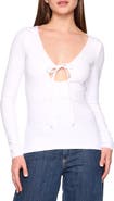 Susana Monaco Tie Circle Top