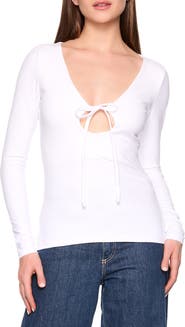 Susana Monaco Tie Circle Top