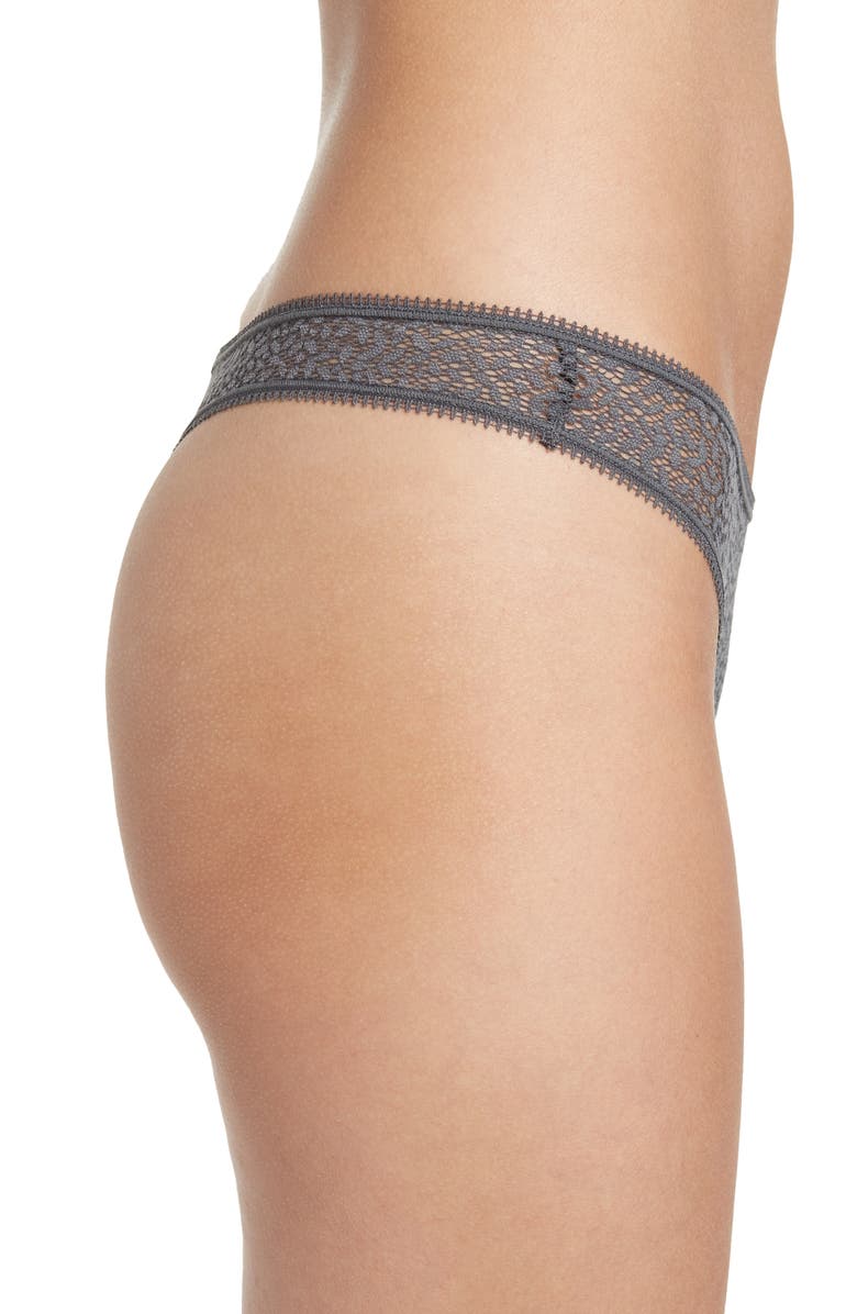 DKNY Modern Lace Thong, Alternate, color, 