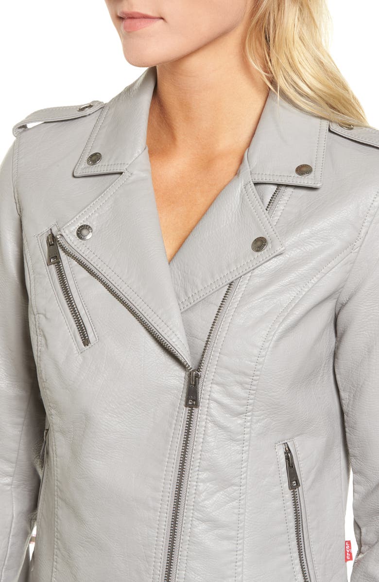 Levi's<sup>®</sup> Faux Leather Moto Jacket, Alternate, color, 
