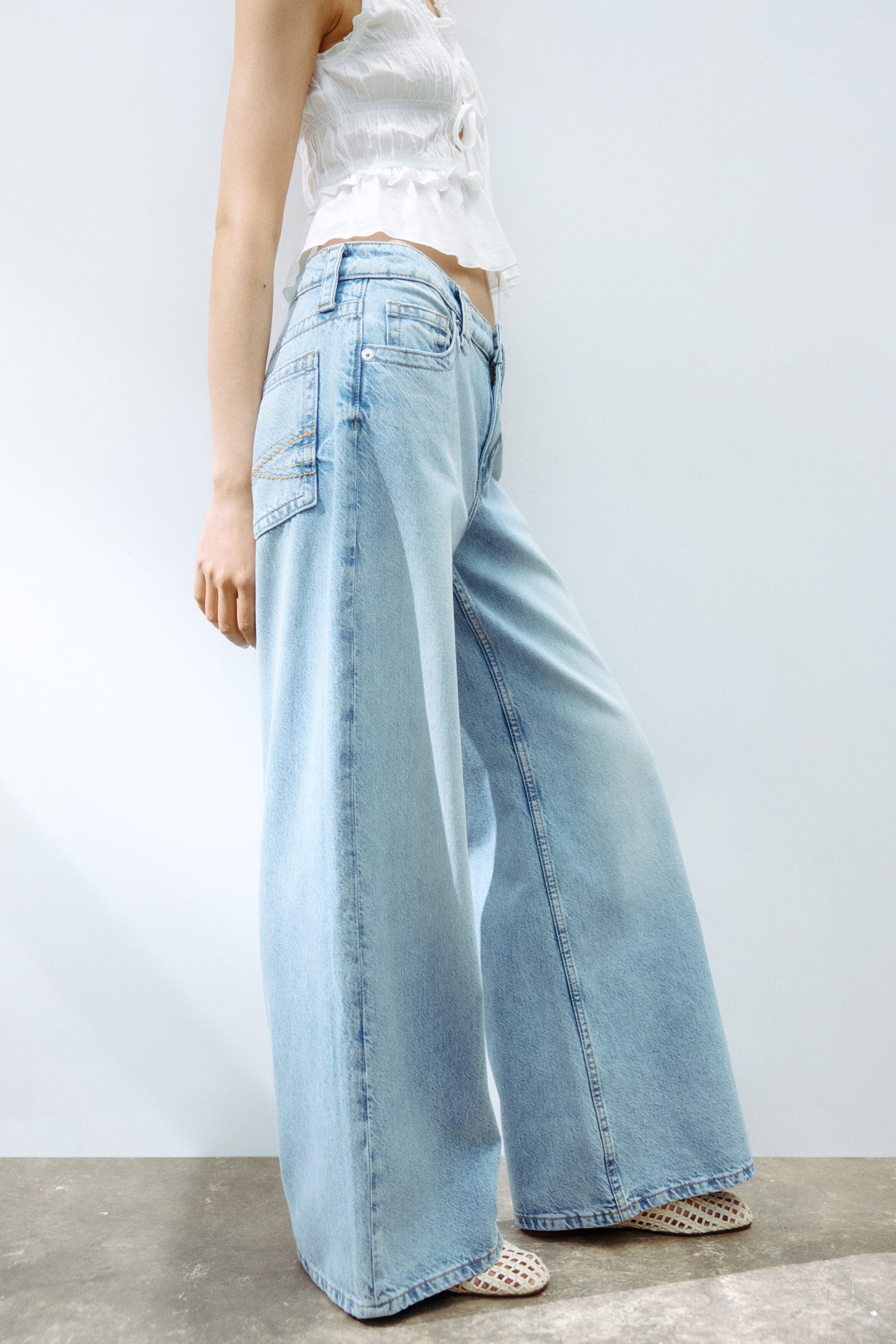 Baggy wide low waist jeans - image 2