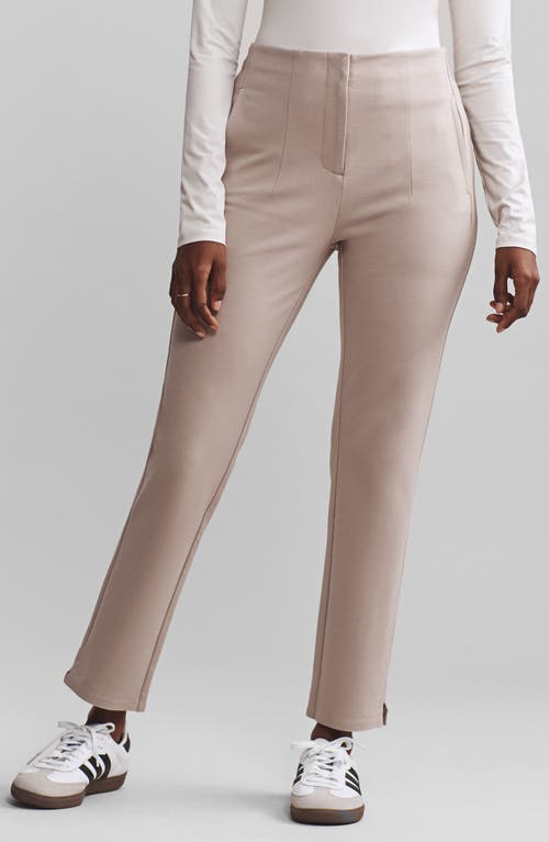 Rhone Coupe Ponte Ankle Pants in Taupe 