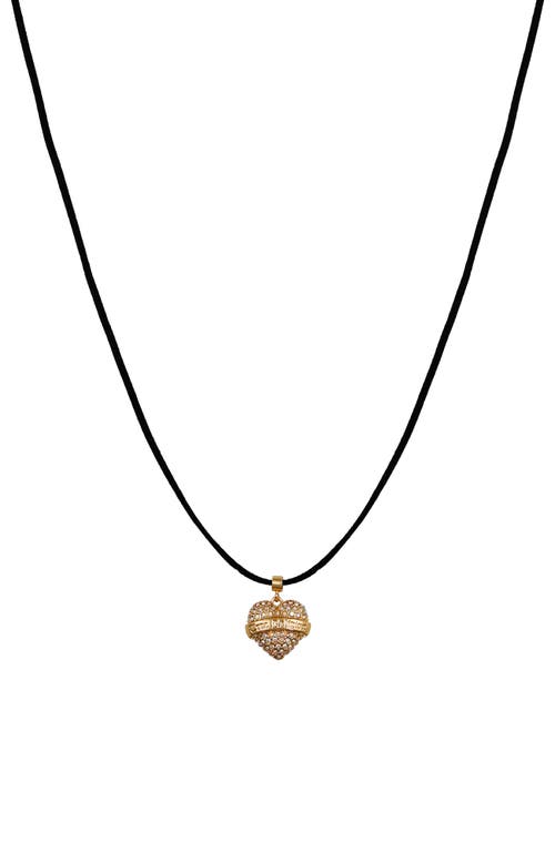 True Religion Suede Choker Necklace In Black