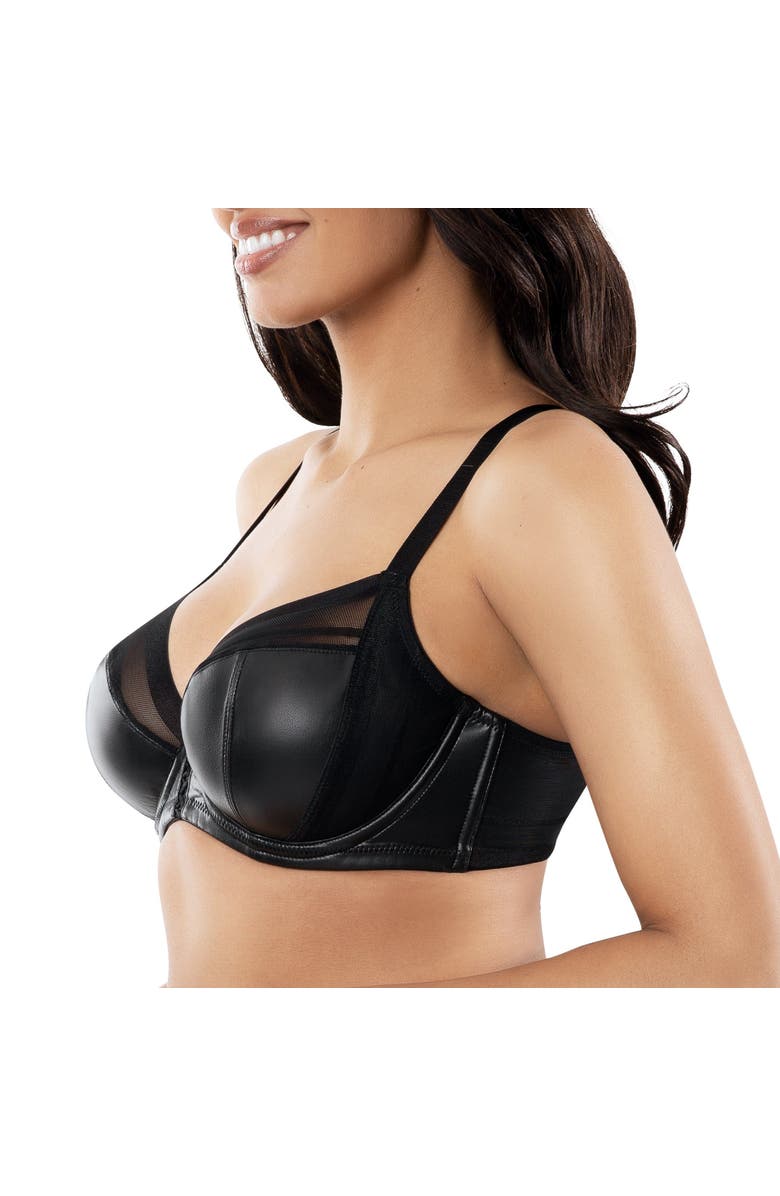 Parfait Stevie Unlined Wired Bra, Alternate, color, Black