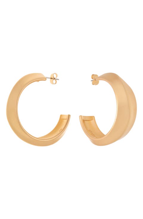 Tara Twist Hoop Earrings