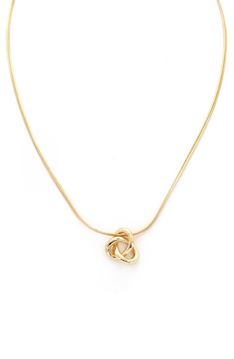 Knot Pendant Necklace