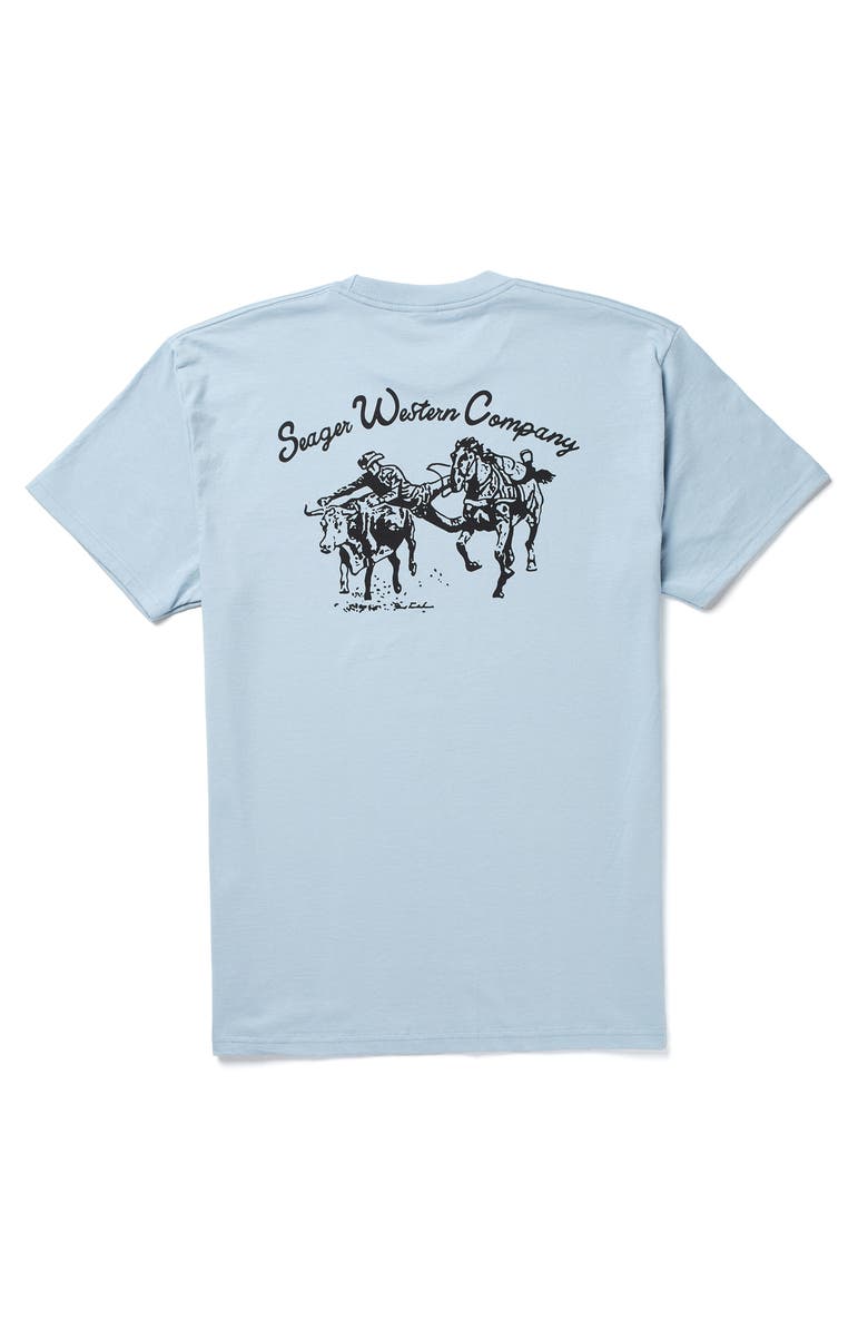 Seager Co Los Rios Cotton Graphic T-Shirt, Alternate, color, Artic Blue