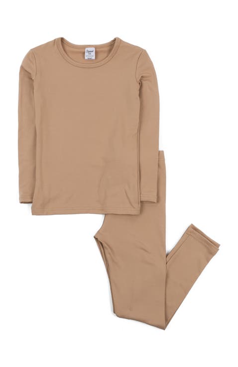 Kids Solid Thermal Pajamas (Toddler, Little Kid & Big Kid)