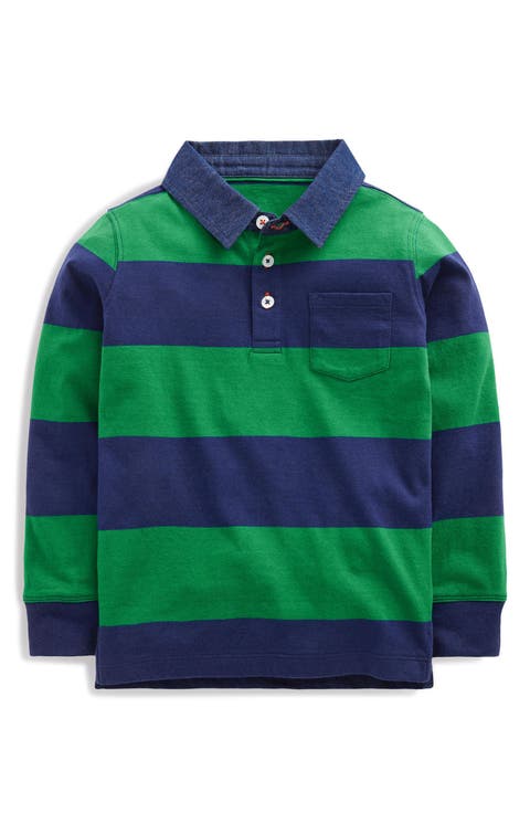 Kids' Long Sleeve Polo