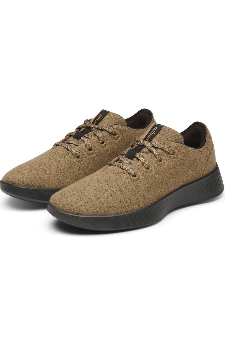 Allbirds Wool Runner Go Sneaker, Alternate, color, Stony Beige/ Dark Grey