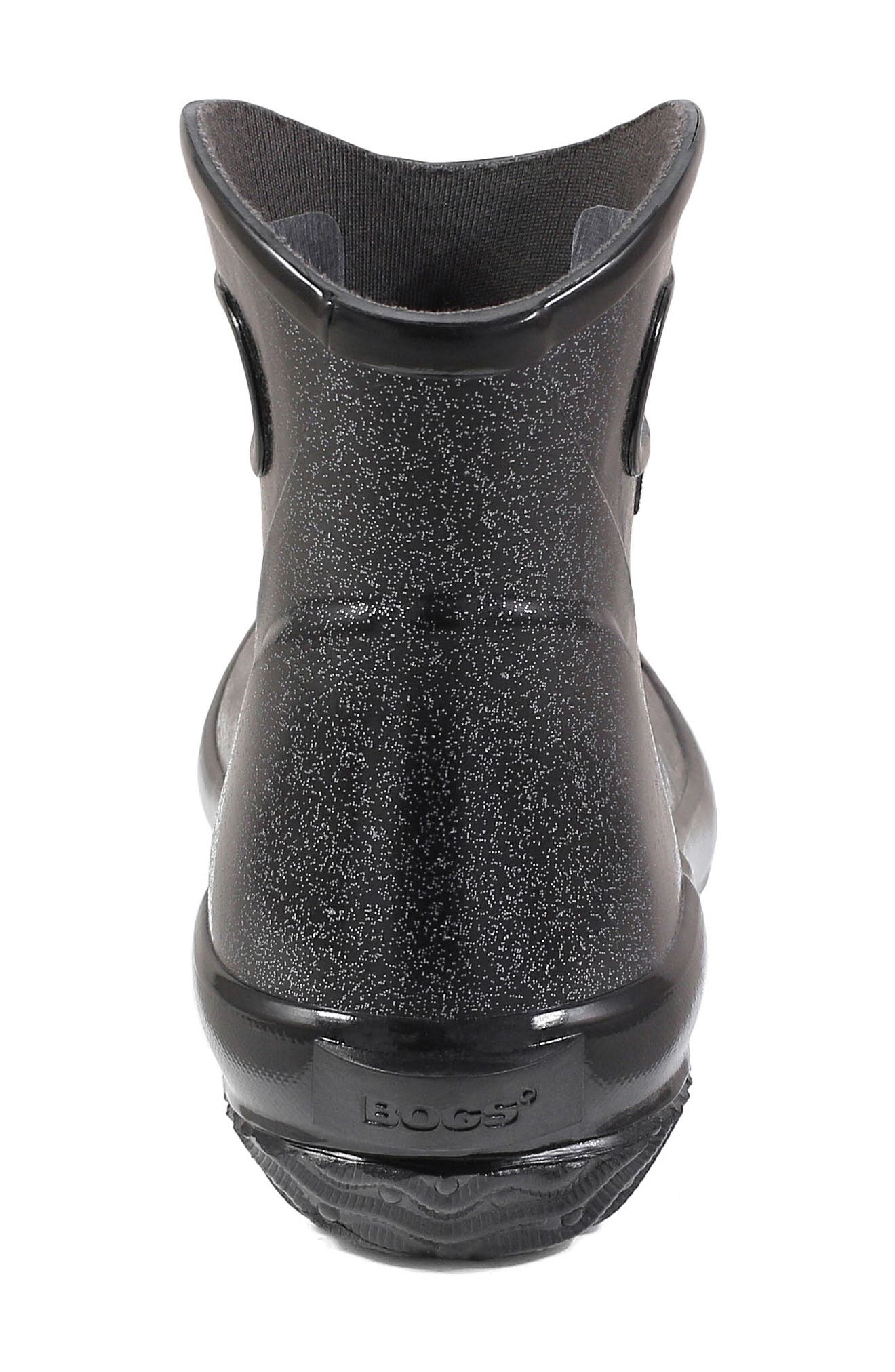 Bogs Glitter Waterproof Rain Boot, Alternate, color, Black