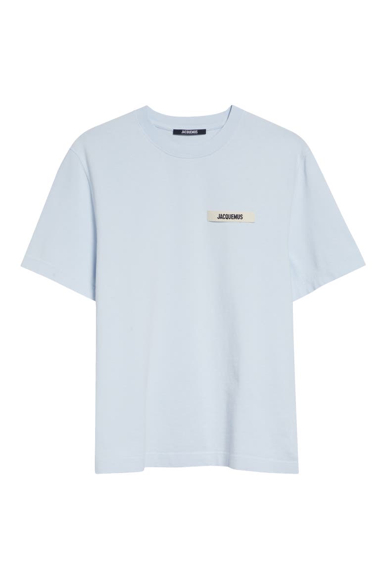Le T-Shirt Gros Grain Cotton T-Shirt, Alternate, color, LIGHT BLUE 2