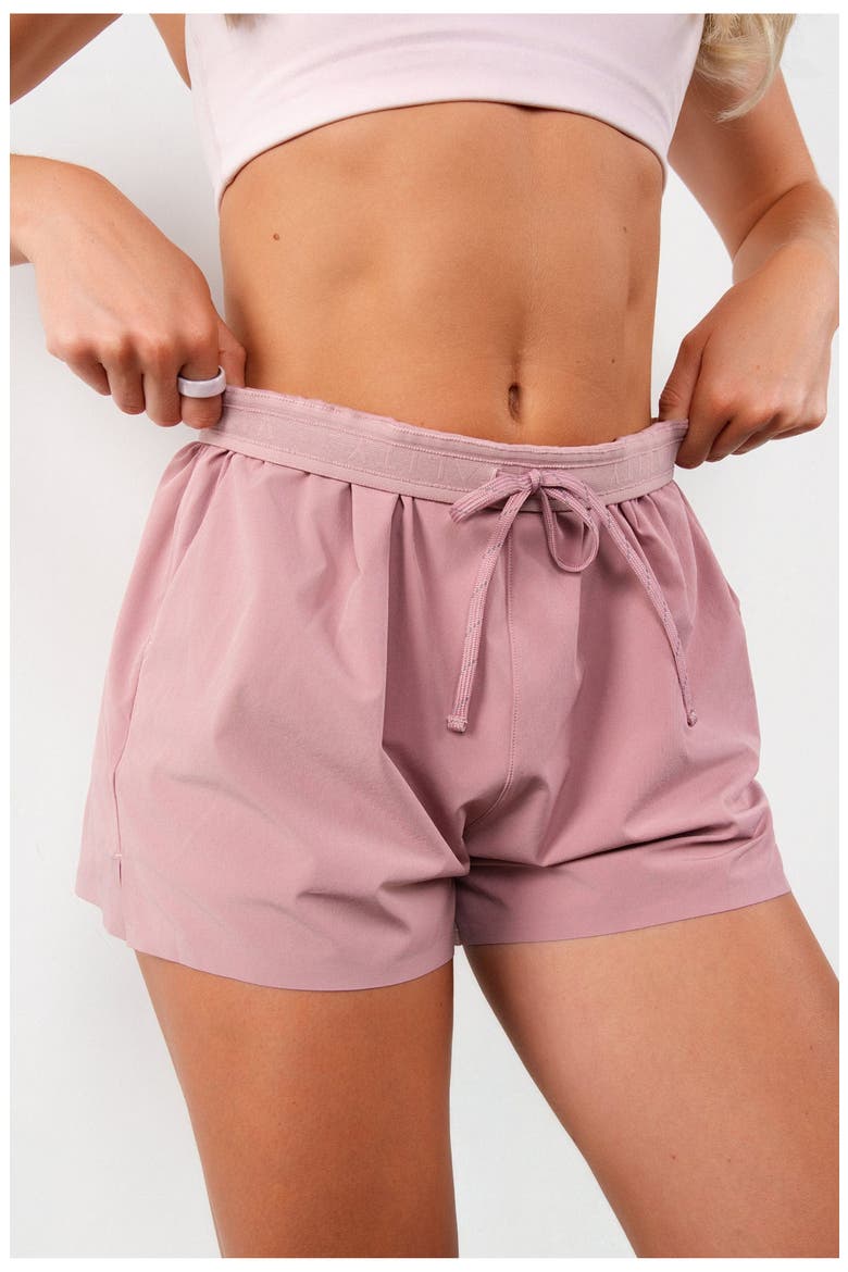 Breeze Pleat Short, Alternate, color, Peony