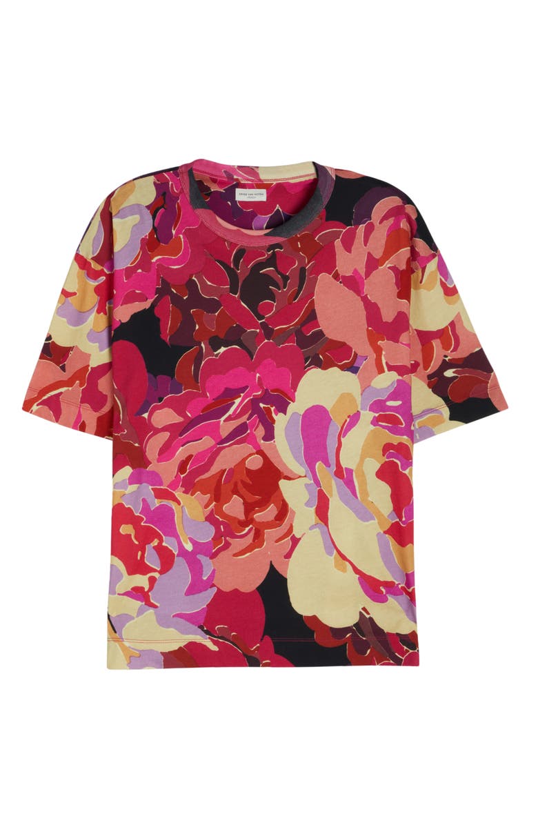 Dries Van Noten Hegels Floral Print T-Shirt, Alternate, color,