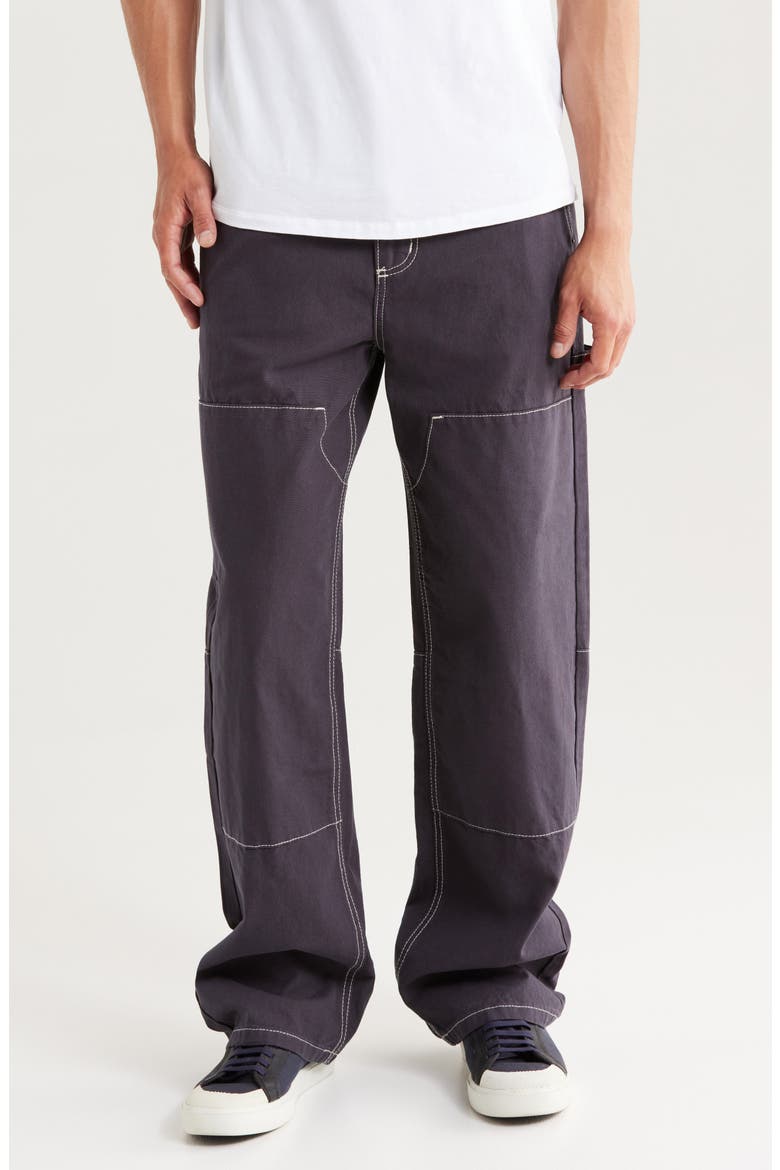 Relaxed Baggy Carpenter Pants, Main, color, SLATE