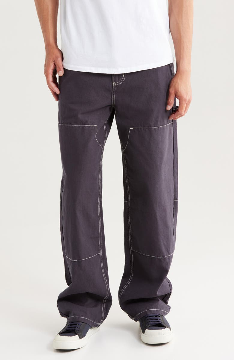 CAT WWR Relaxed Baggy Carpenter Pants, Main, color, Slate