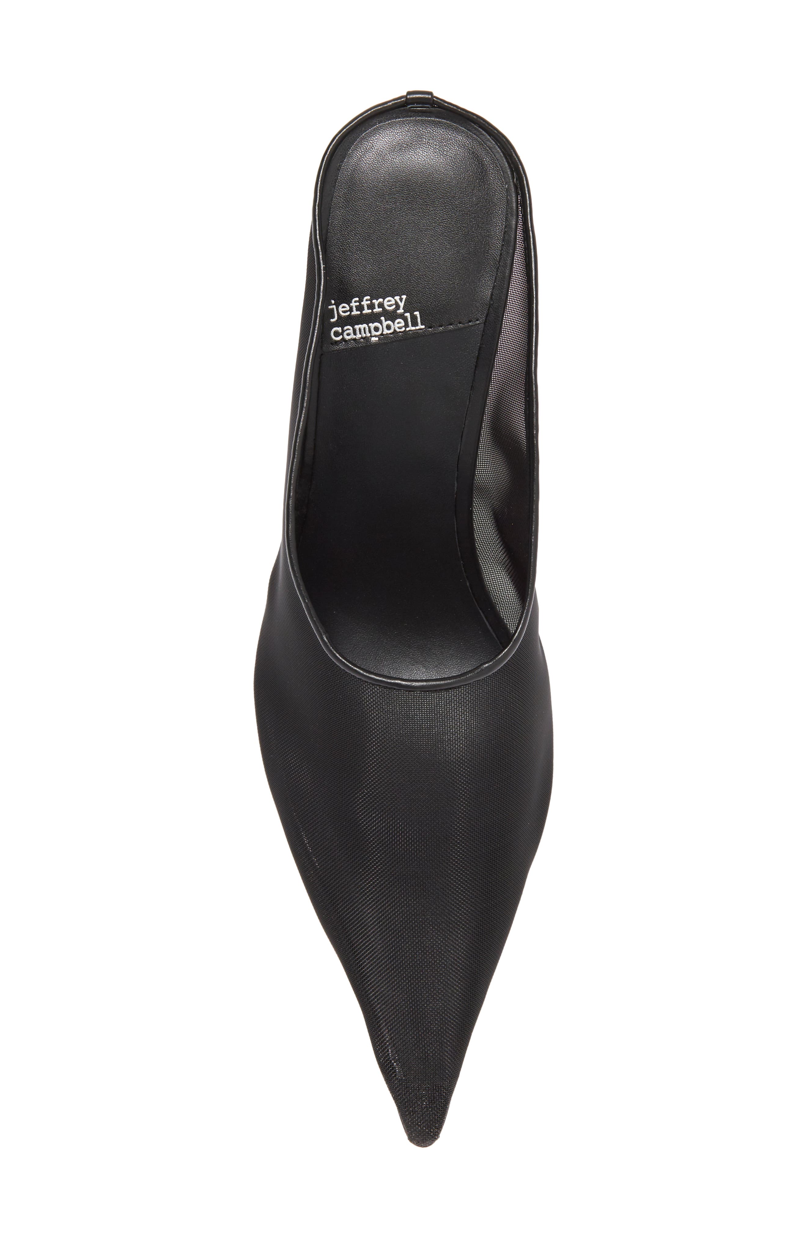 Vader Pointed Toe Mule, Alternate, color, BLACK