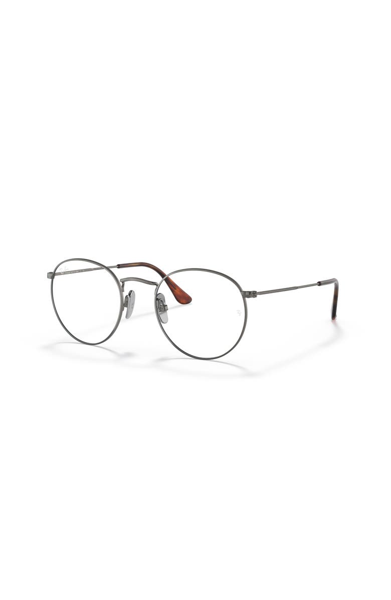 Ray-Ban 50mm Square optical glasses, Main, color, Silver