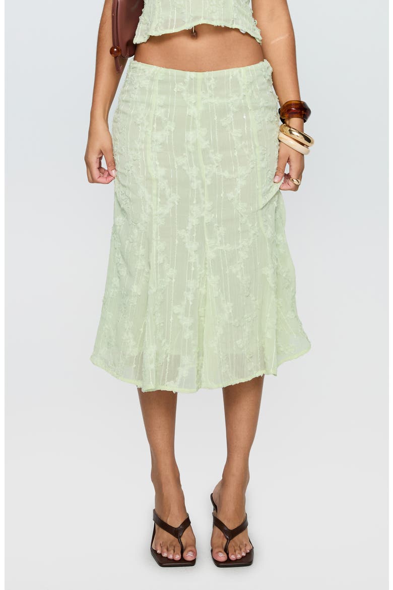 Aspyn Embroidered Low Rise Waist, Main, color, SAGE GREEN