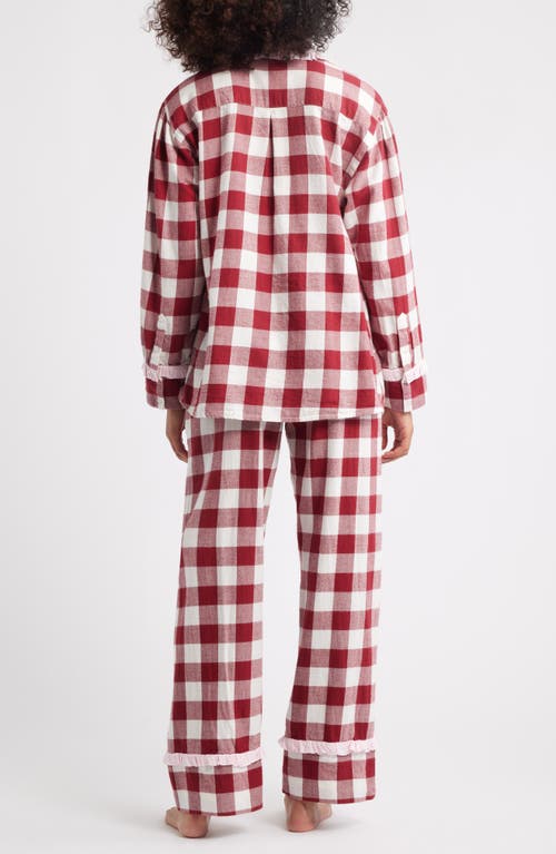 Damson Madder Antonella Gingham Organic Cotton Pajamas In Multi