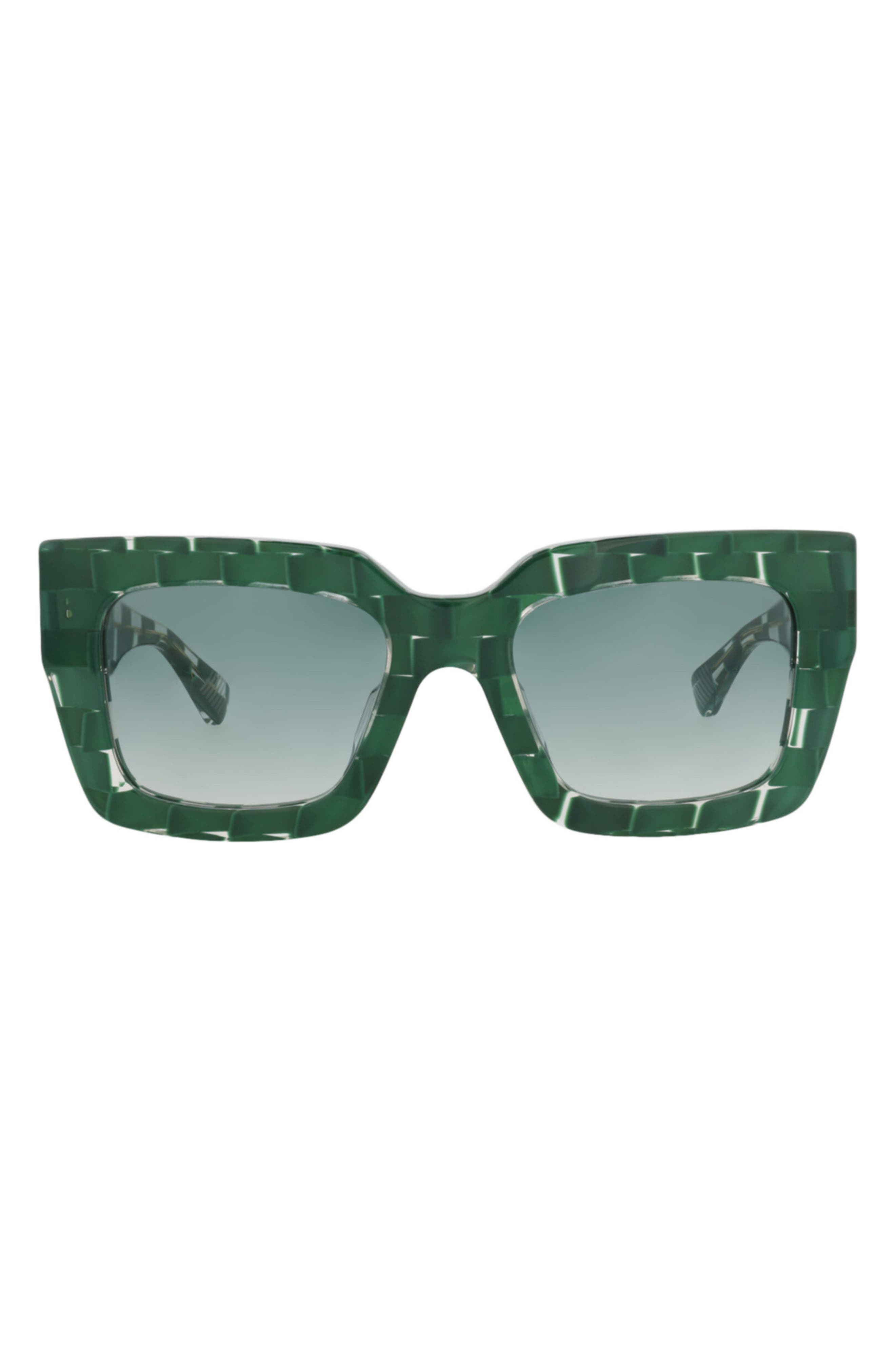 52mm Gradient Square Sunglasses