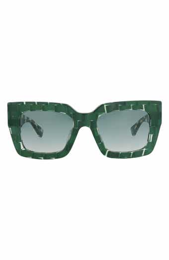 52mm Gradient Square Sunglasses