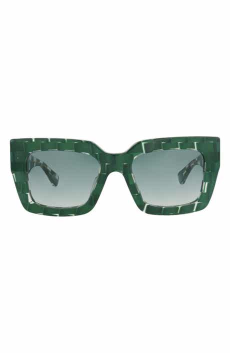 52mm Gradient Square Sunglasses